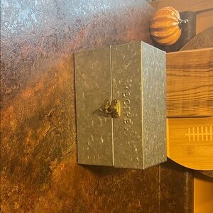 Hearth & Hand Silver Metal Recipe Organizer